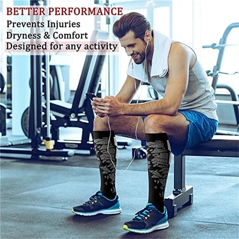 WRELS 1/2/3 쌍 압박 양말 남녀 공용 쿠션 논 - Compression Sock Medical 리뷰 및 가격
