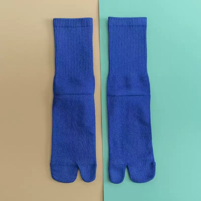 캔디 컬러의 중간 길이 타비 양말, 부드러운 골지 소재 - Toe Sock Split 리뷰 및 가격