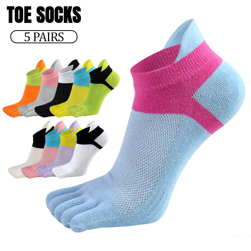 여성용 발가락 양말 5켤레, 여름용 얇은 메시 소재,  - Toe Sock Split 리뷰 및 가격