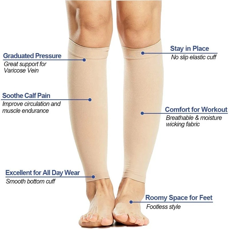 발목 부분이 없는 압박 슬리브, 20-30mmHg 의료 - Compression Sock Medical 리뷰 및 가격